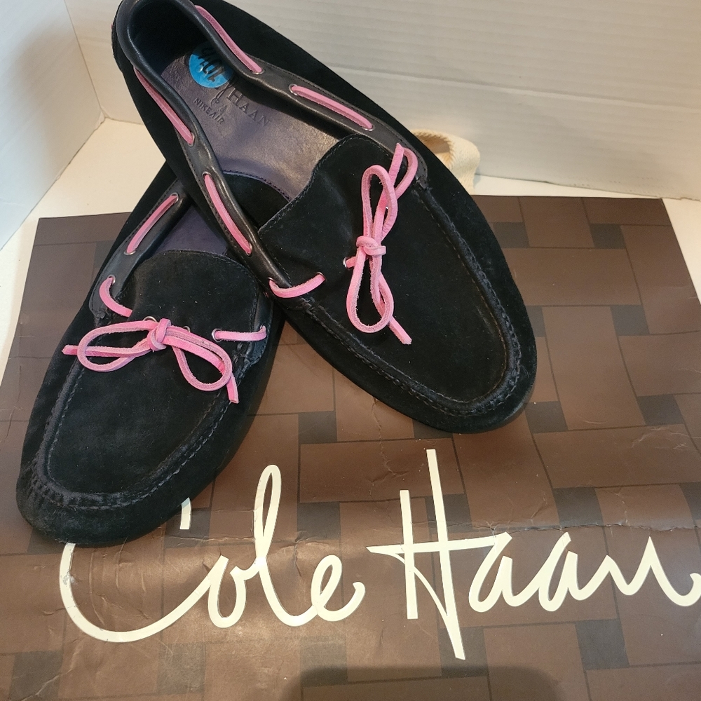 Nightshade and fuchsia Cole Haan men loafer - Picture 2 of 11